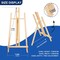 10-Pack 17-Inch Wooden Tabletop Easels – Pine Wood Tripod for Canvas Painting, Art Display, Paint Parties, Kids & Student Desktop Easels (WOOD)
